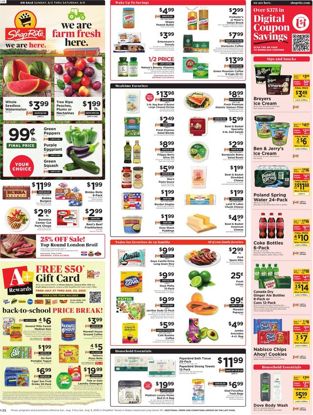 Catalogue ShopRite from 07/31/2025