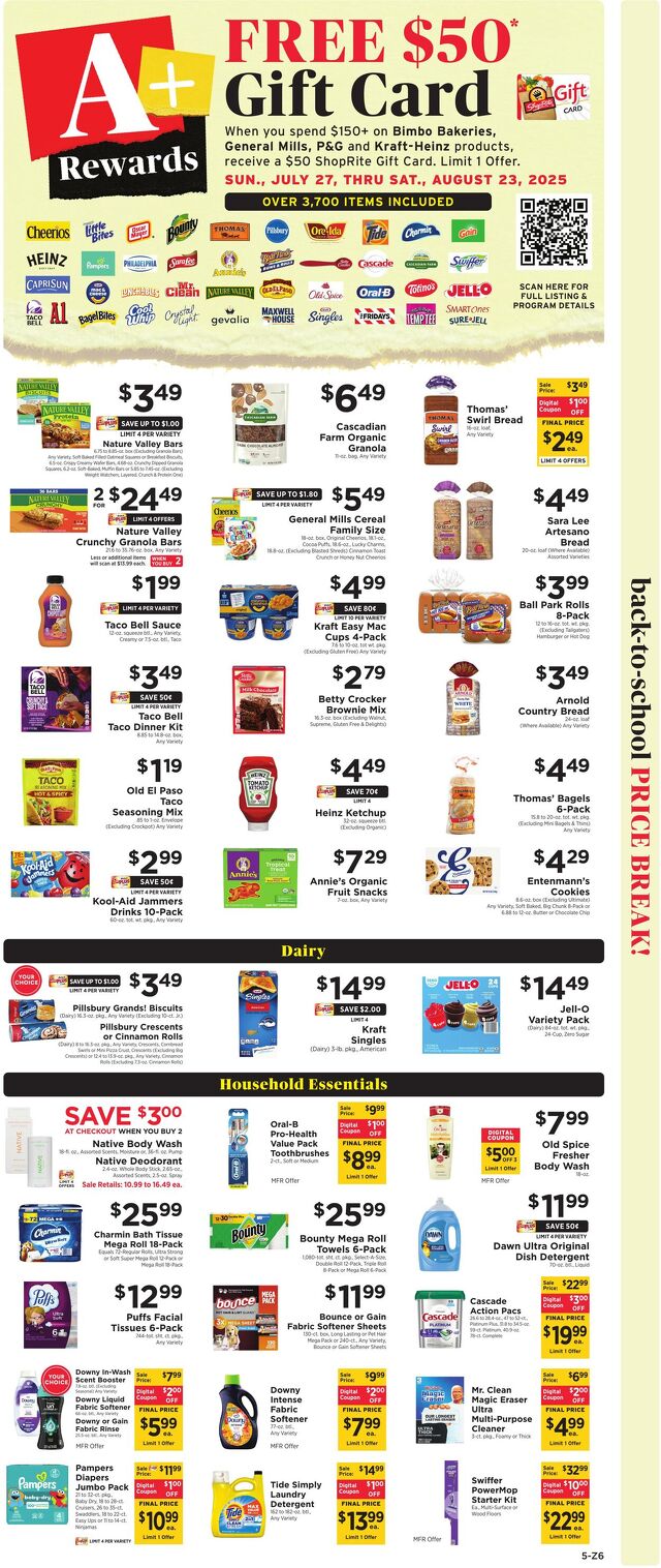 Catalogue ShopRite from 07/31/2025