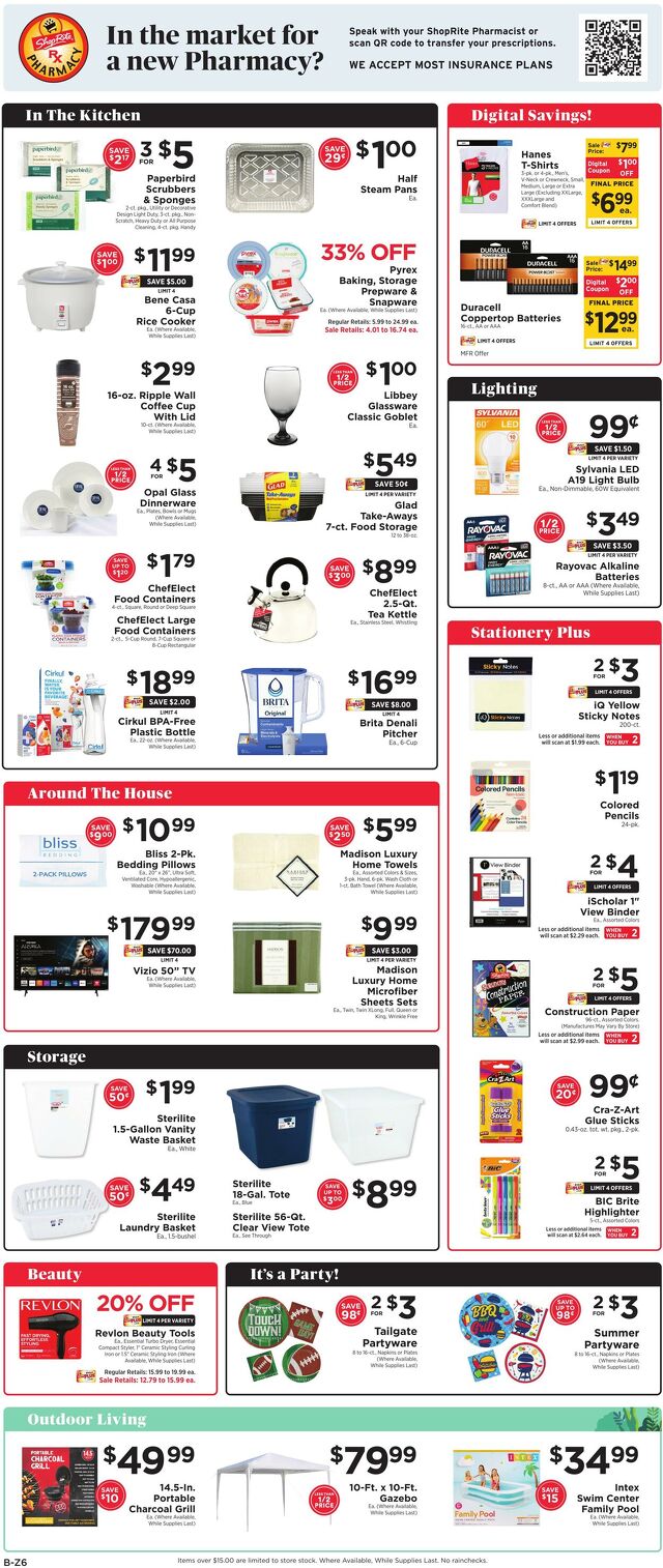 Catalogue ShopRite from 07/31/2025