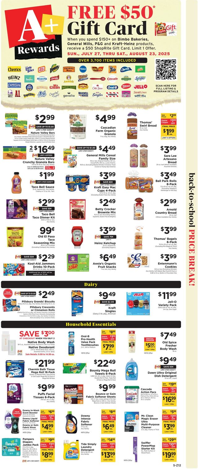 Catalogue ShopRite from 07/31/2025