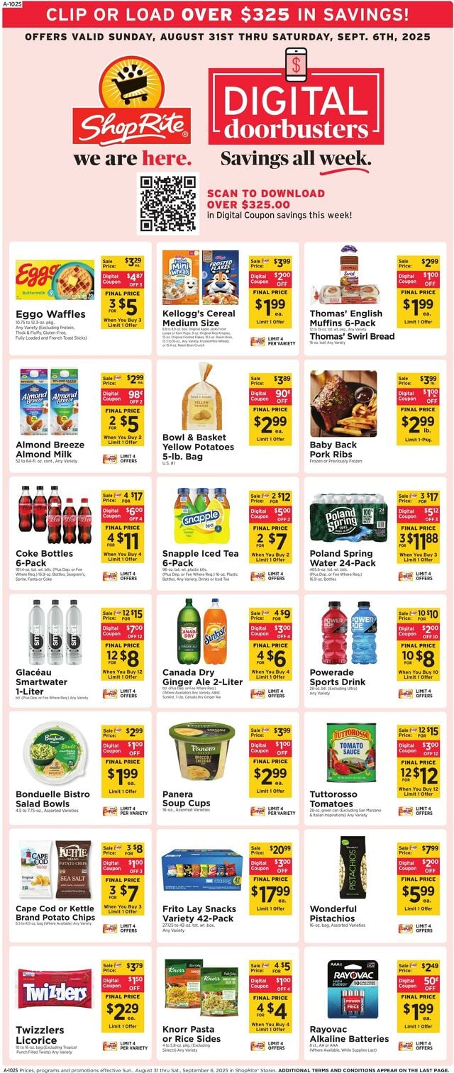 Catalogue ShopRite from 08/28/2025
