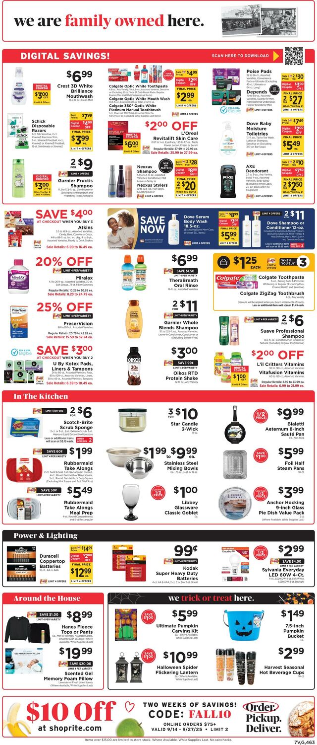Catalogue ShopRite from 09/11/2025