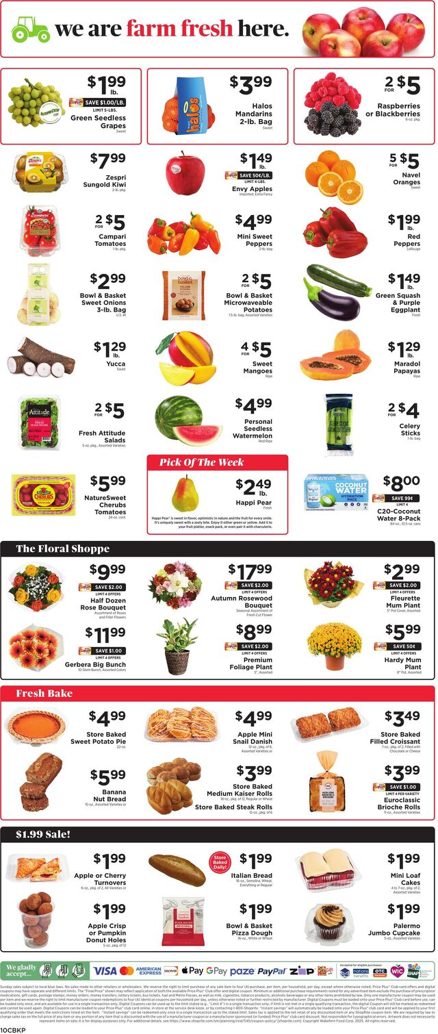 Catalogue ShopRite from 09/25/2025