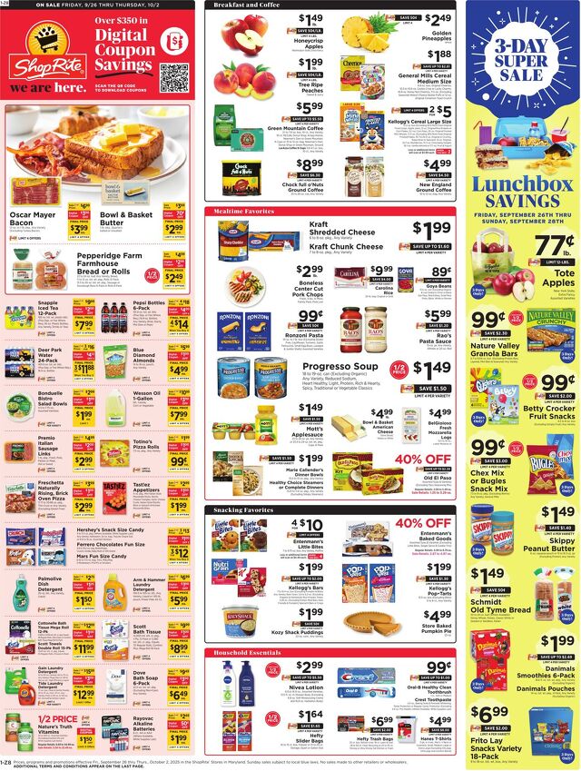 Catalogue ShopRite from 09/25/2025