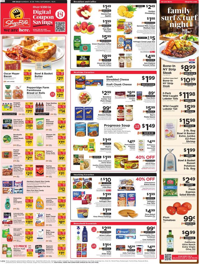 Catalogue ShopRite from 09/25/2025