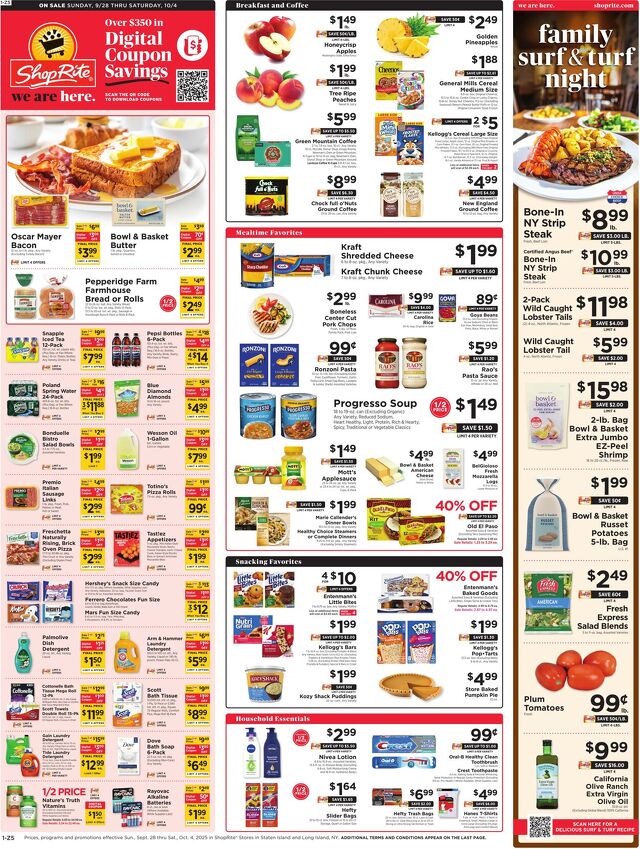 Catalogue ShopRite from 09/25/2025
