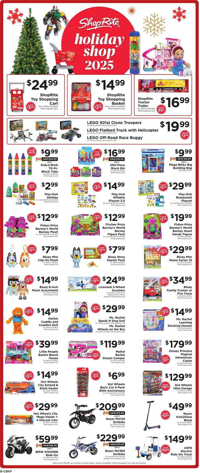 Catalogue ShopRite from 10/30/2025