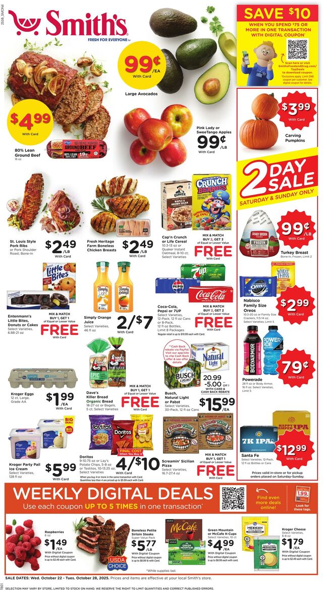 Catalogue Smith's from 10/22/2025
