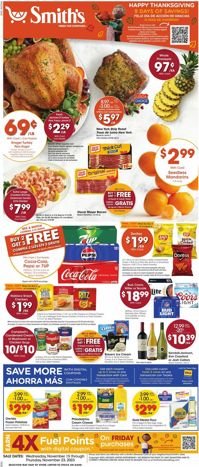 Catalogue Smith's from 11/15/2023