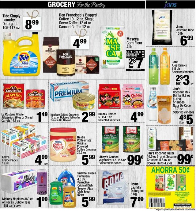 Catalogue Super King Market from 07/17/2025