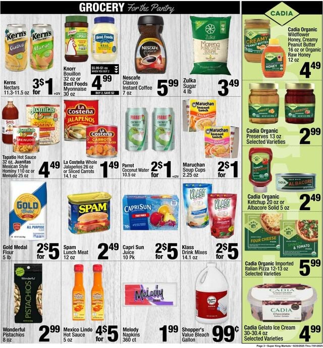 Catalogue Super King Market from 08/28/2025