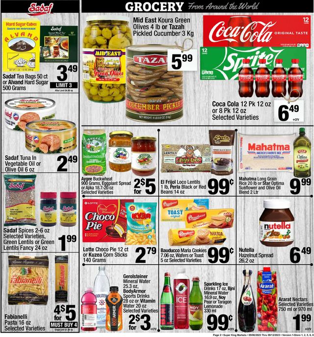 Catalogue Super King Market from 09/06/2023