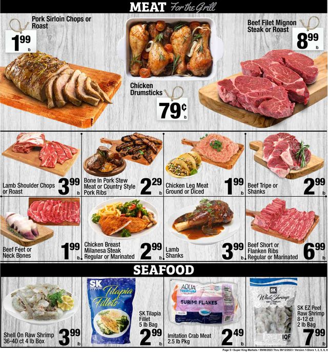 Catalogue Super King Market from 09/06/2023
