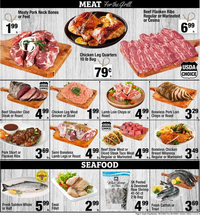 Catalogue Super King Market from 09/13/2023