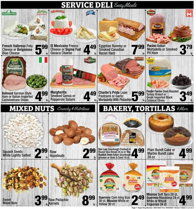 Catalogue Super King Market from 09/27/2023