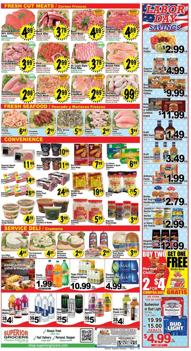 Catalogue Superior Grocers from 08/30/2023