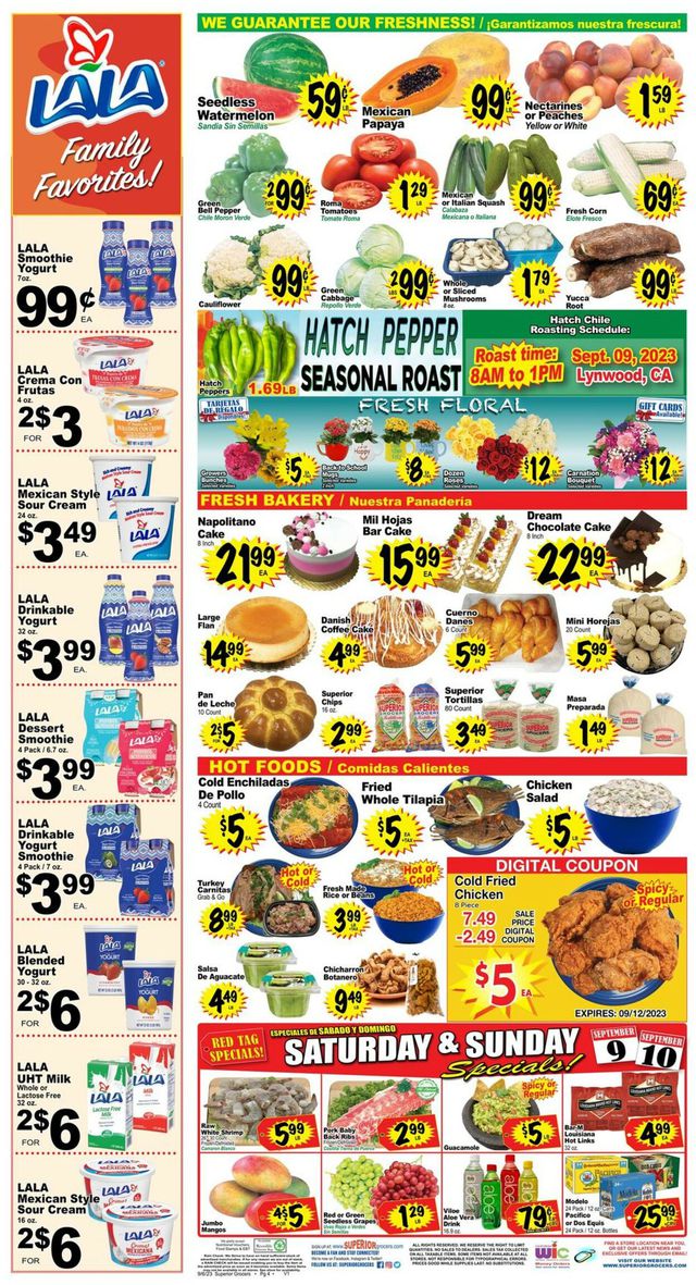 Catalogue Superior Grocers from 09/06/2023