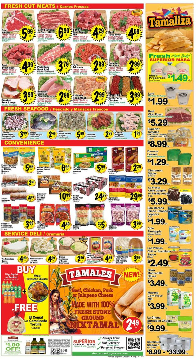 Catalogue Superior Grocers from 10/04/2023