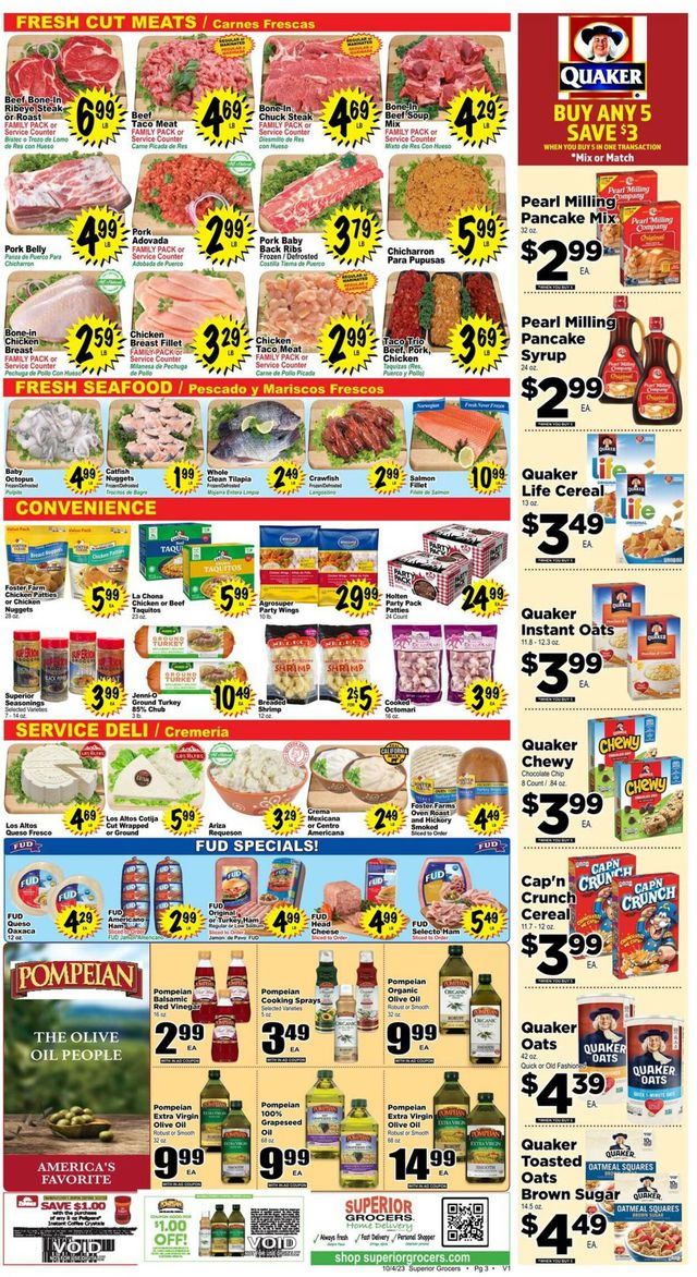 Catalogue Superior Grocers from 10/11/2023