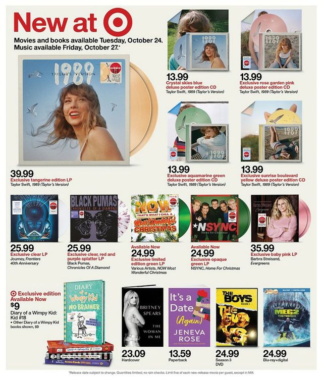 Catalogue Target from 10/22/2023