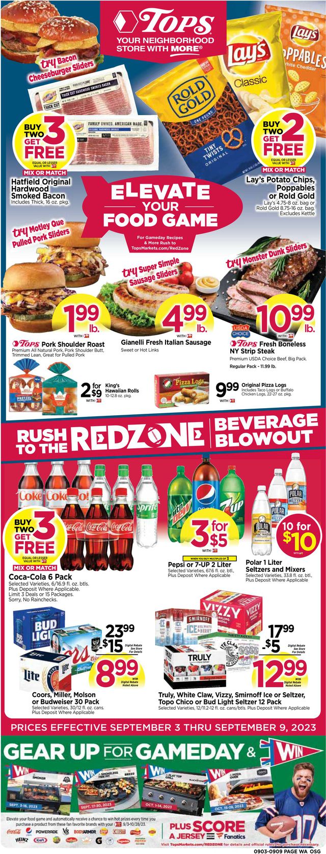 Catalogue Tops Friendly Markets from 09/03/2023