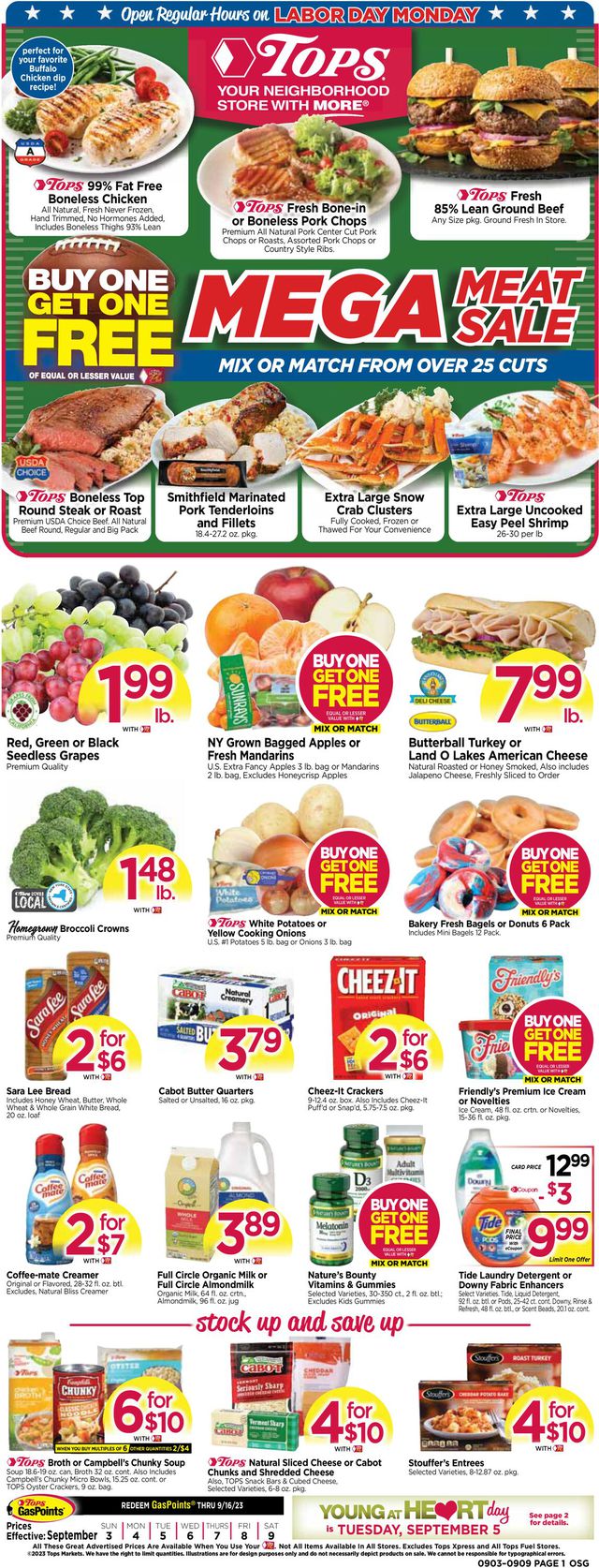 Catalogue Tops Friendly Markets from 09/03/2023