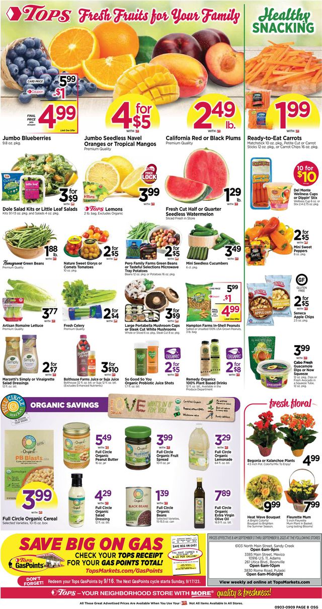 Catalogue Tops Friendly Markets from 09/03/2023