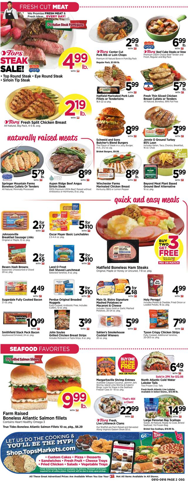 Catalogue Tops Friendly Markets from 09/10/2023