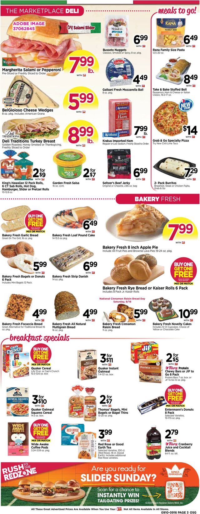 Catalogue Tops Friendly Markets from 09/10/2023