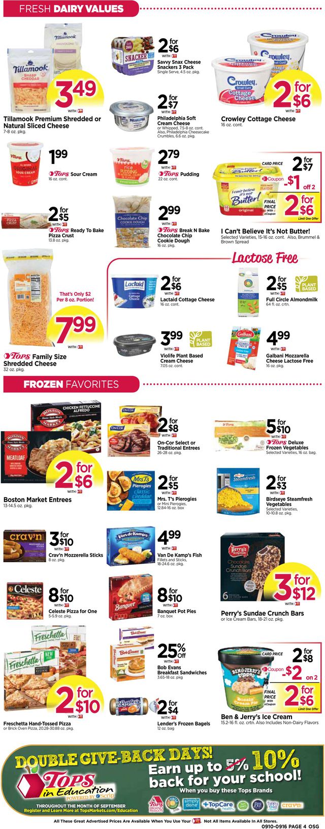 Catalogue Tops Friendly Markets from 09/10/2023