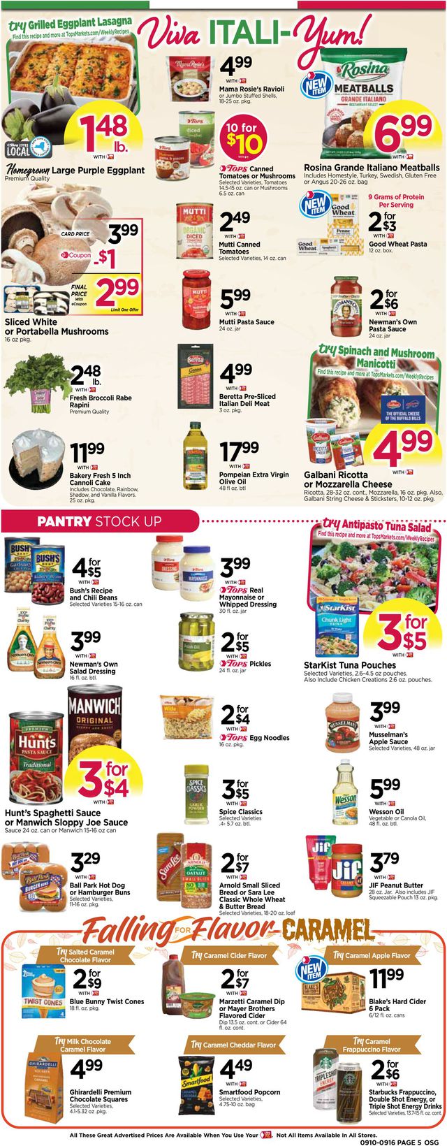 Catalogue Tops Friendly Markets from 09/10/2023