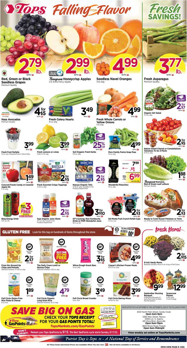 Catalogue Tops Friendly Markets from 09/10/2023