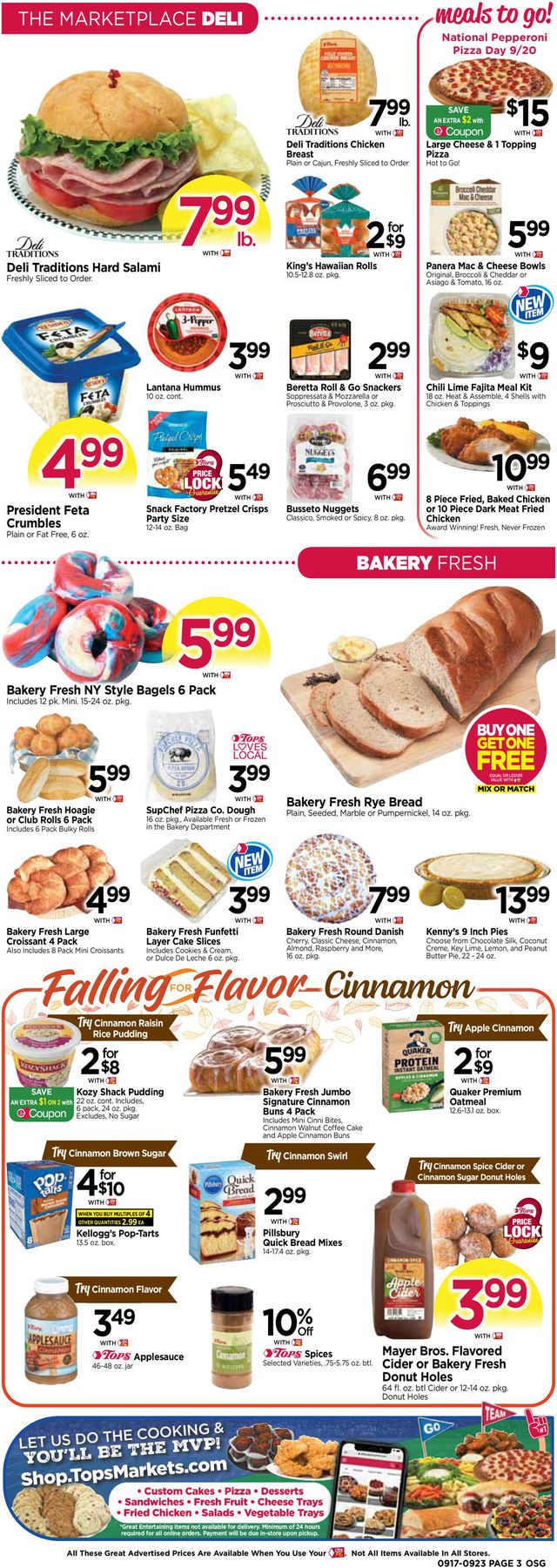 Catalogue Tops Friendly Markets from 09/17/2023