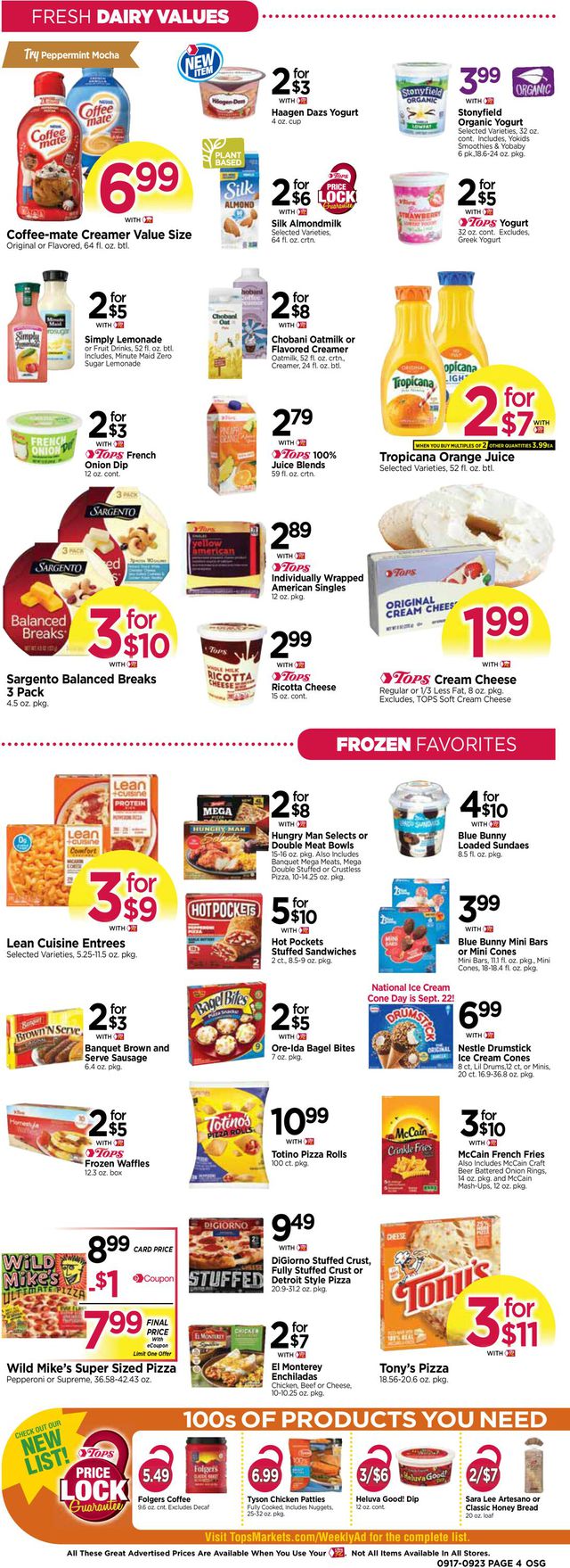 Catalogue Tops Friendly Markets from 09/17/2023