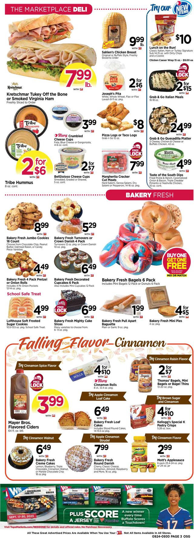 Catalogue Tops Friendly Markets from 09/24/2023