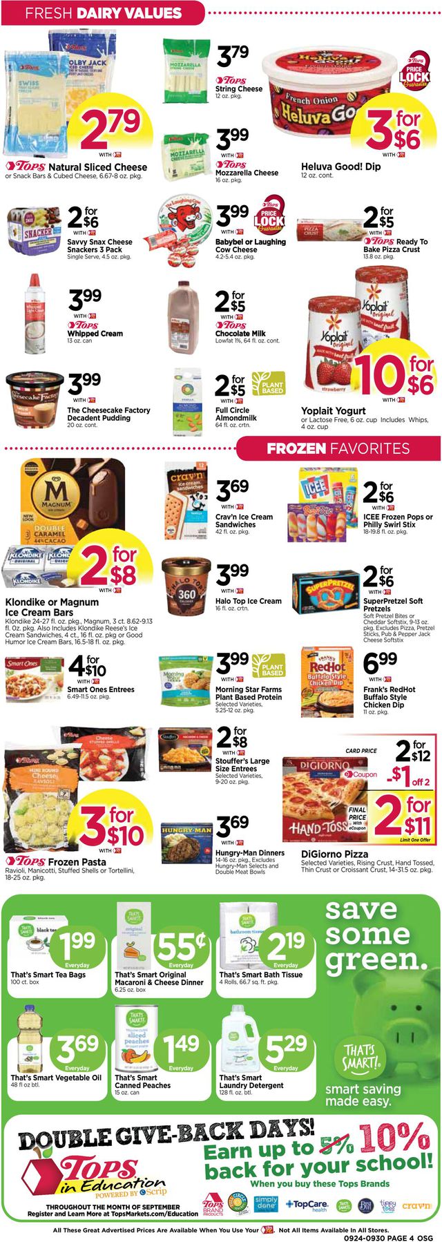 Catalogue Tops Friendly Markets from 09/24/2023