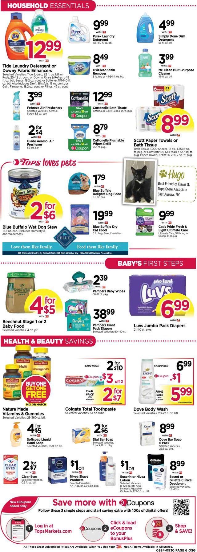 Catalogue Tops Friendly Markets from 09/24/2023