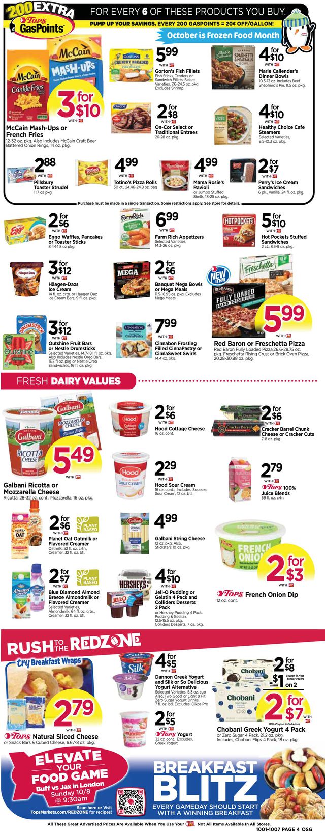 Catalogue Tops Friendly Markets from 10/01/2023