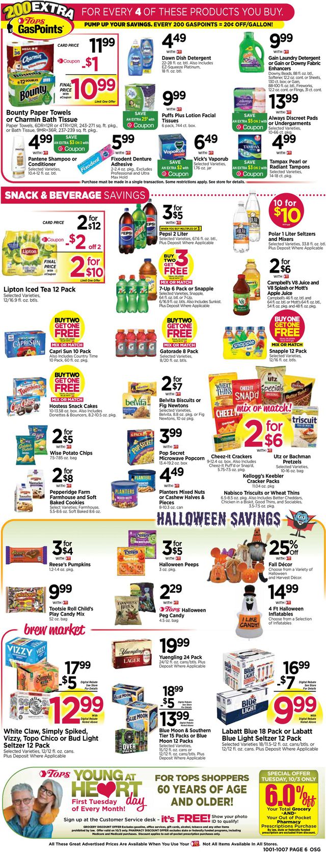 Catalogue Tops Friendly Markets from 10/01/2023