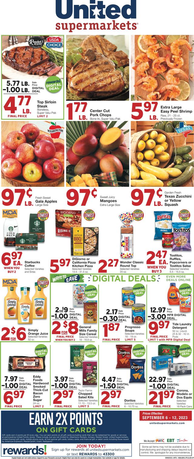 Catalogue United Supermarkets from 09/06/2023