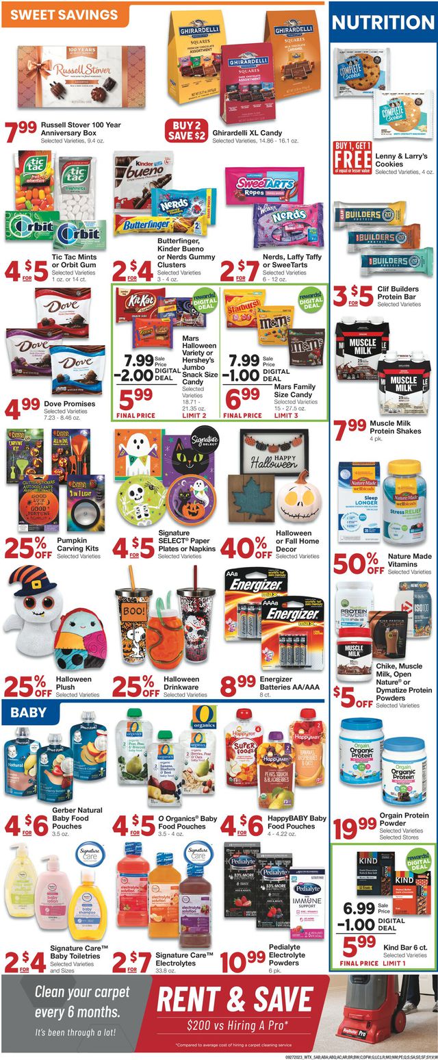 Catalogue United Supermarkets from 09/27/2023