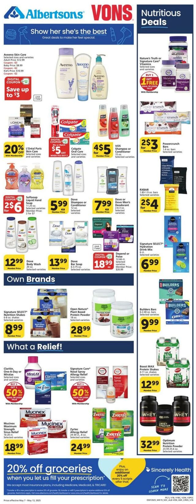 Catalogue Vons from 05/07/2025