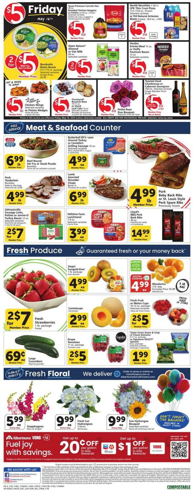 Catalogue Vons from 05/14/2025