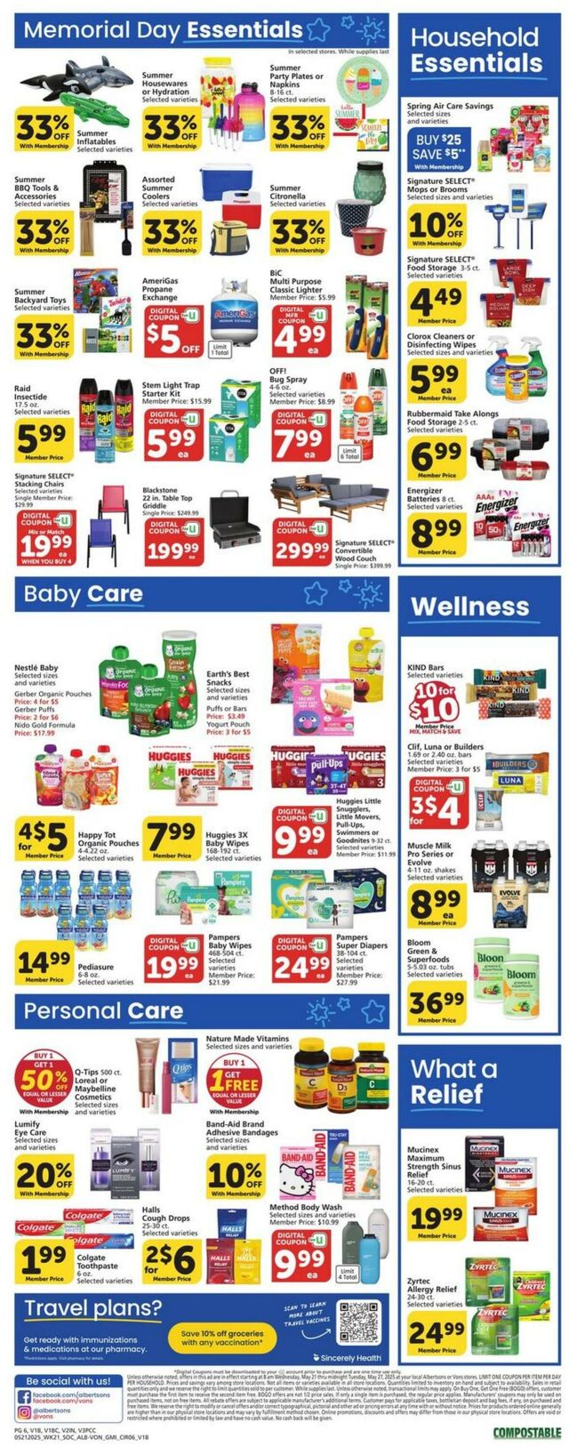 Catalogue Vons from 05/21/2025
