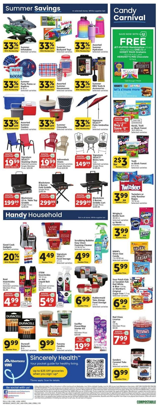 Catalogue Vons from 06/18/2025