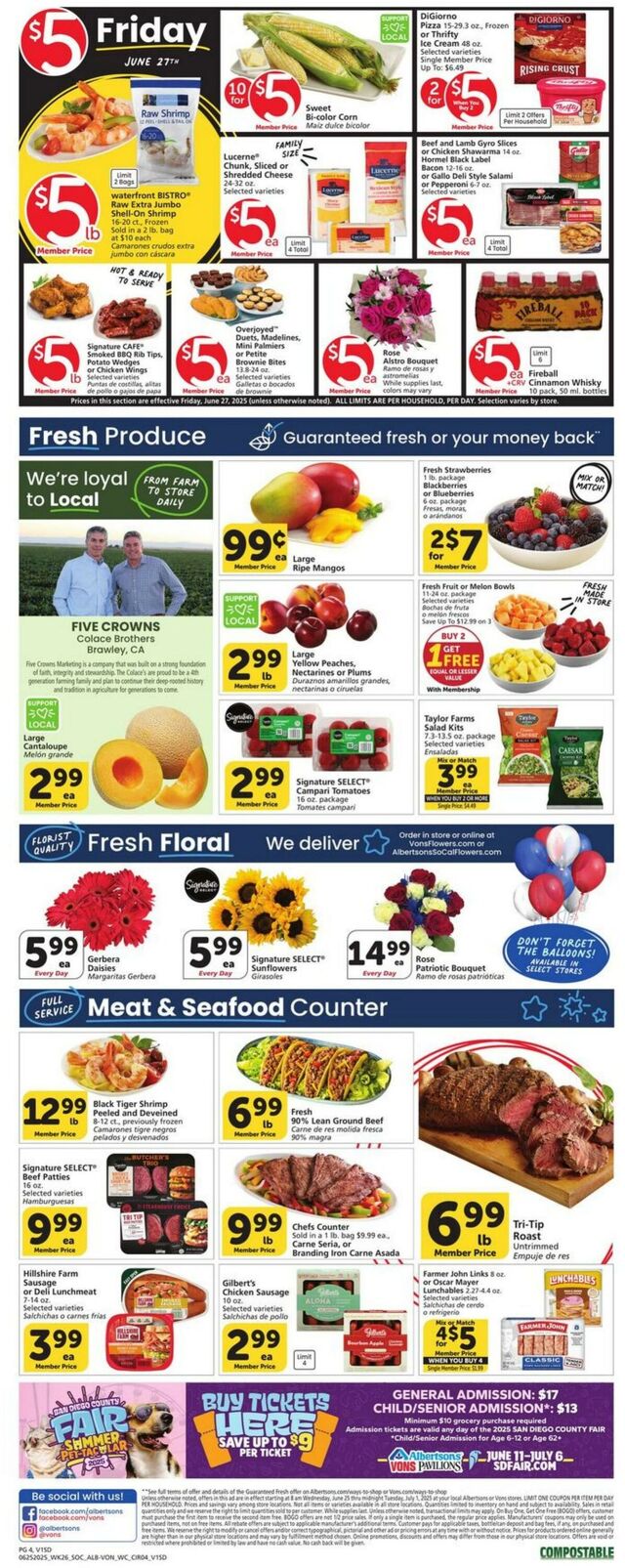 Catalogue Vons from 06/25/2025