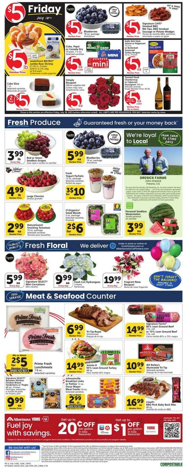 Catalogue Vons from 07/16/2025