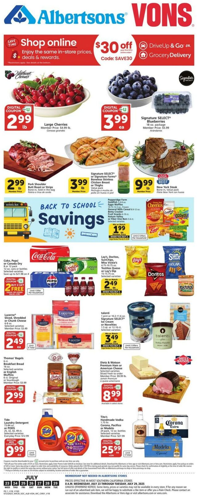 Catalogue Vons from 07/23/2025