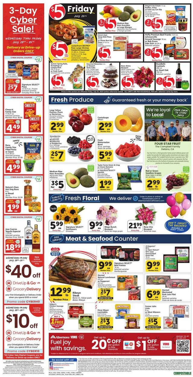 Catalogue Vons from 07/23/2025