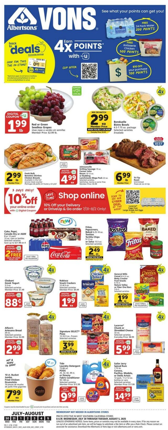 Catalogue Vons from 07/30/2025